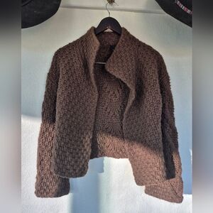 100% Yak Wool Sweater Cardigan By b. chyll Size Medium